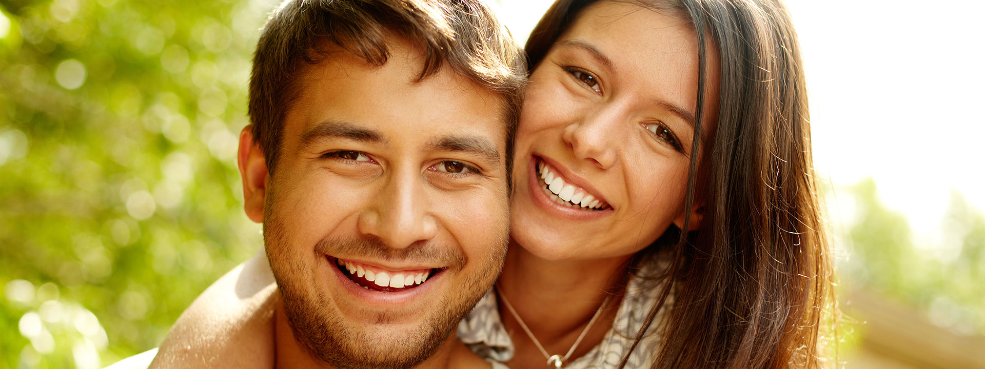 boy and girl smiling together